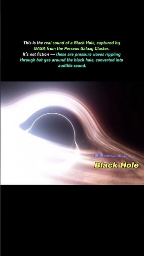 🕳️ The Real Sound of a Black Hole — The Deepest Note in the Universe