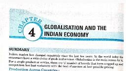 Globalization and Indian economy.pdf - Social Science - Notes - Teachmint