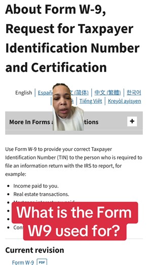@Loves__23 What to do with the Form W9 #taxtips #taxtok #yourtaxinstructorshawn #taxfluencer #formw9