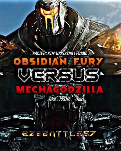 Obsidian Fury vs Mechagodzilla