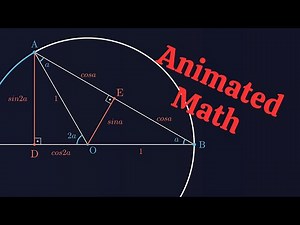 How to Prove Sine and Cosine Double Angle Formulas
