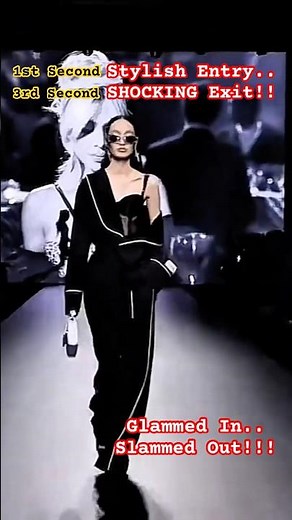 Cool Walk😎….HARD Fall!!!😱#funnyvideosclips #hilariousfails #fashion #funnymoments #runway