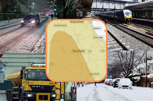 Storm Goretti LIVE: Images show first snowfall in Sheffield head of amber warning