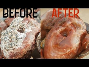 Cleaning Agates in Muriatic ACID | Reveling AMAZING BANDS