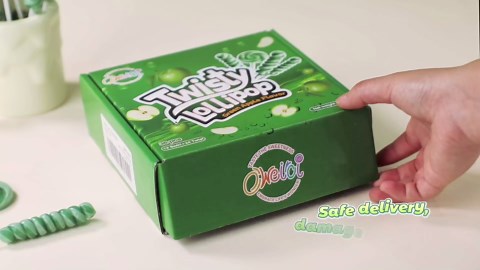 Green Twisty and Swirl Lollipops, Green Candy Individually Wrapped Bulk, St. Patrick's Day Lollipops Suckers, Kid's Lollipop for Birthday Party, Green Apple Flavor 36 Pack