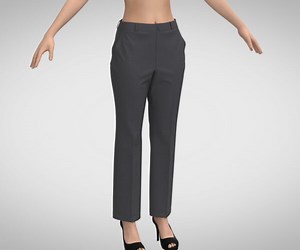 ArtStation - Women Dress Pants, Marvelous Designer, Clo3D  fbx, obj | Resources