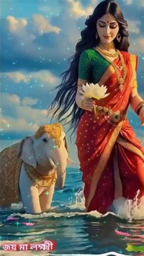Jai maa loxmi 🪷 🙏 powerful loxmi mantra ✨️ #hindumantra Latest Devotional shorts #viral ma