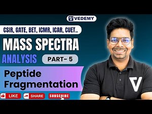 Mass Spectra Analysis | Part-5 | Peptide Fragmentation| By Virendra Singh | CSIR | GATE | DBT | ICMR