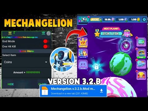 NEW UPDATE‼️MECHANGELION MOD MENU APM V3.2.b UNLIMITED MONEY