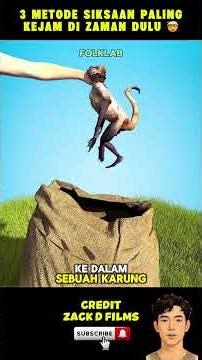 3 Metode siksaan paling kejam di zaman dulu🤯 (explained)