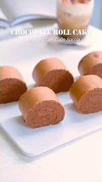 Make your own chocolate roll cake at home super easy #tarasrecipes #cake #rollcake