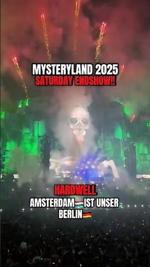 MYSTERYLAND 2025 THE LEGENDARY (SATURDAY) ENDSHOW!!!🔥🔥😮‍💨 AMSTERDAM IST UNSER BERLIN