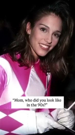 Kimberly the Pink Power Ranger! “It’s morphin time!” Apparently, I looked a lot like her! She was