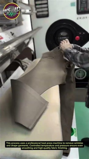 Precision Heat Pressing Process Transforms Wrinkled Fabric Into Smooth Finish