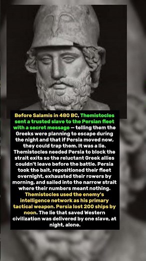 The Greek General Who Defeated Persia at Sea — Using a Message He Made the Enemy Intercept
