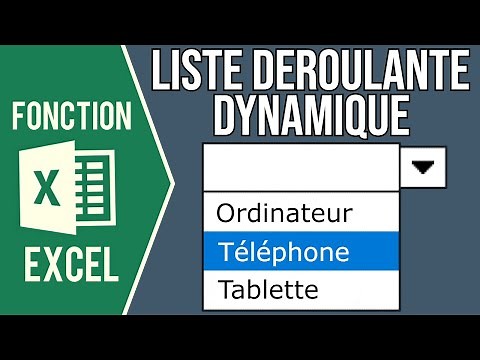 EXCEL - CRÉER UNE LISTE DÉROULANTE DYNAMIQUE (La meilleure façon de faire)