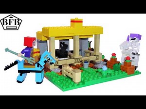 LEGO Minecraft 21171 | Der Pferdestall | Lego Speed Build Review