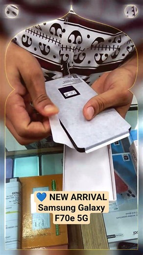 Samsung Galaxy F70e 5G 4GB/128GB Spotlight Blue 💙 | New Arrival | Unboxing & First Look#short#viral