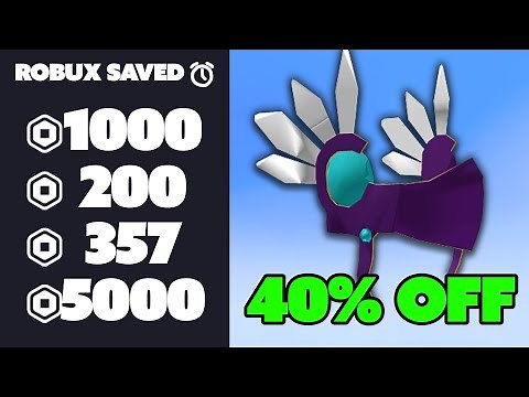 How to Save 40% Off Any Roblox Item