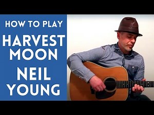 How to Play HARVEST MOON by Neil Young, QUICK & EASY Acoustic Guitar Tutorial