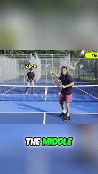 Pickleball Secret: Ditch the Center Line, Own the Court! #shorts