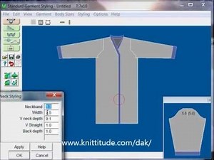 DesignaKnit 8 Tutorial Design A Knee Length Coat