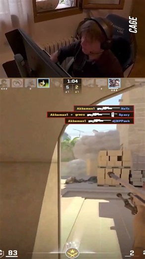 s1mple's AWP has rearview mirrors 🪞 #s1mple #cs2 #twitchclips