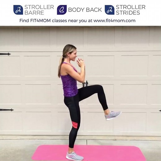 Squat to front Kicks