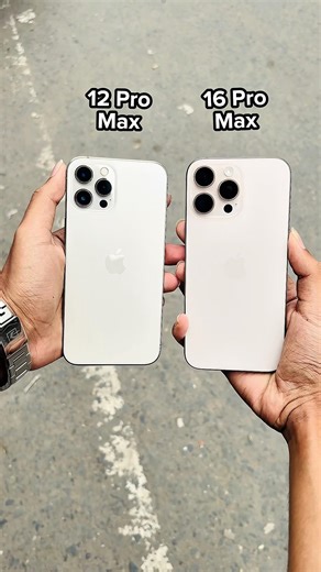 iPhone 12 Pro Max Vs iPhone 16 Pro Max || Camera Zoom Test! #shorts