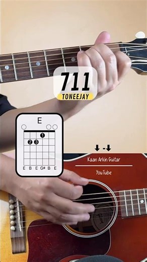 711 - TONEEJAY. Guitar Tutorial | Easy Chords #guitar #guitartutorial #guitarchords