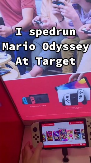 Super Mario Odyssey Speedrun Fail at Target