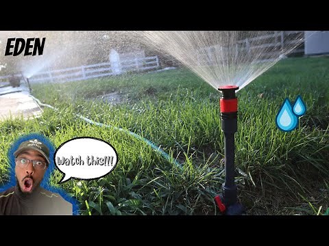 Eden 97063 Multi-Adjustable Flex Design Above Ground Irrigation Garden Sprinkler System REVIEW!!!!!!
