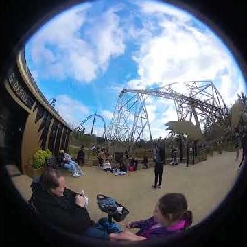 Hyperia Roller Coaster Ride In 360 At Thorpe Park