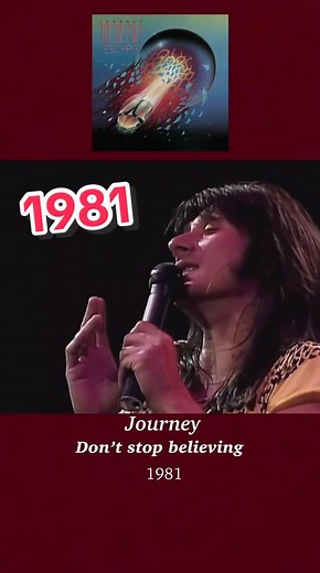 Journey - Don't Stop Believin' Live 1981