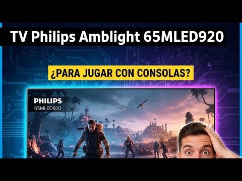Philips Ambilight 65MLED920 + PS5, Xbox y más… ¿la mejor TV para jugar? #tv #tvminiled #gamer