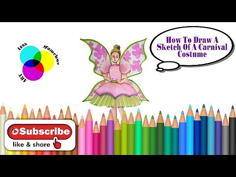 How To Draw A Carnival Costume (Lesson 17) | Comment Dessiner un Costume de Carnaval (Leçon 17)