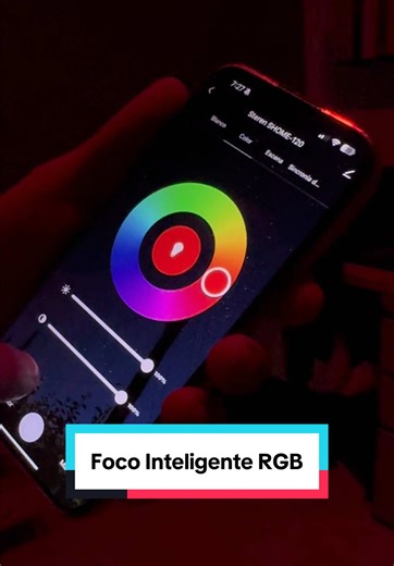Foco Inteligente RGB: Controla la luz desde tu app