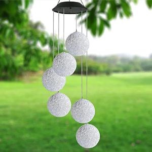 [Hot Item] Garden Decoration Creative Art Colorful Lights LED Solar Wind Chime Light Outdoor Hanging Ornaments Indoor Pendants Gifts