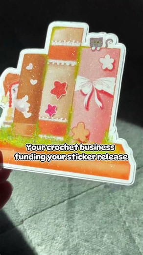 My cute sticker merch of my official character, Tauri!