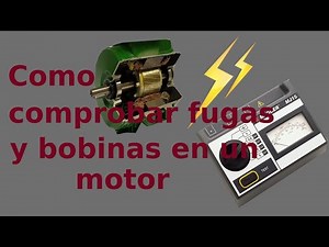 Check the insulation of an electric motor