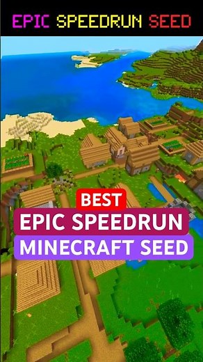 🏃THE EPIC SPEEDRUN SEED!