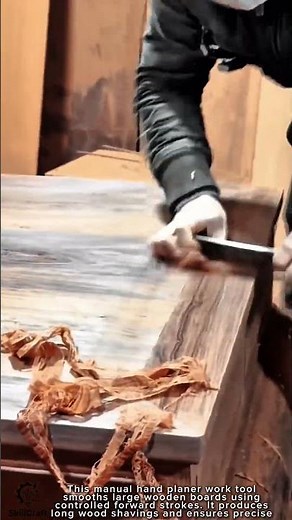 Hand Planer Work Tool for Wood Surface Finishing #worktool