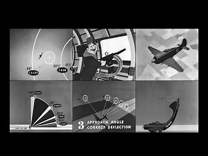 Hitting a Moving Target for World War 2 Bomber Gunners (1944 - Restored)
