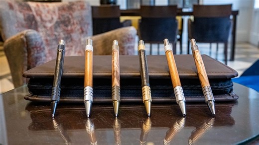 These Beautiful Pens and Pencils are Made from Ancient Wood