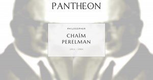Chaïm Perelman Biography | Pantheon