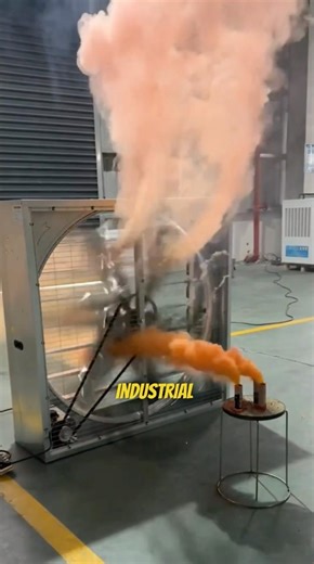 Industrial Smoke Exhaust Fans in Action 🌫️🏭
