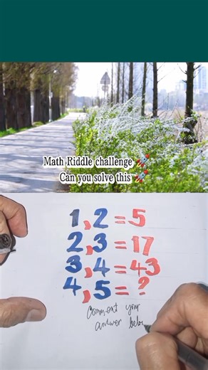 11 comments | Here's a fun math riddle for you ! Don't forget to show your solution!  Comment your answer below ⬇️ #zmemathtutorial #mathriddle #braintest | zme math tutorial | Facebook