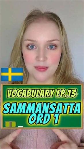 Learn Swedish Compound Words Fast | Part 1: skohylla, solglasögon, barnbok + more 🇸🇪