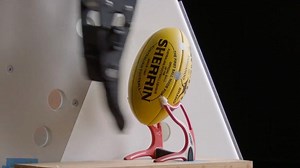 Smart Footy: The high-tech Sherrin behind AFL ball tracking
