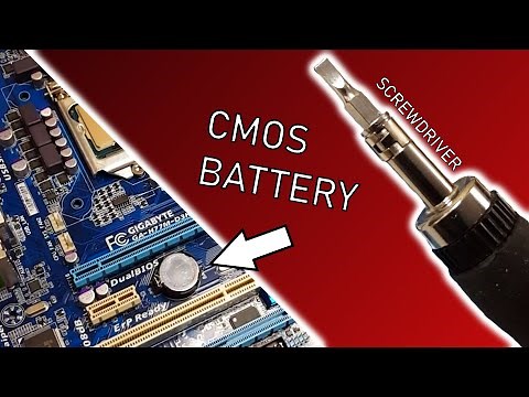 How to Remove CMOS Battery From a Windows PC Motherboard